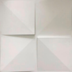 La imagen contiene una hoja blanca de papel que presenta cuatro paneles decorativos 3D, conocidos como "Cuadros", diseñados para habitaciones. Estos paneles son también utilizados para añadir dimensión y estilo a la decoración de interiores.